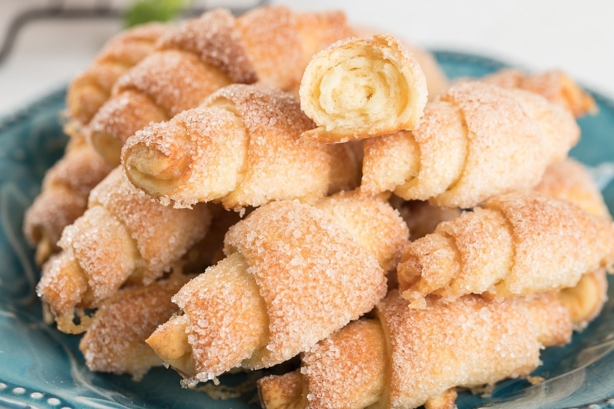 Toto je nejlepší recept na křehké croissanty. Klíčovým bodem je pravidlo „3 lžíce“.