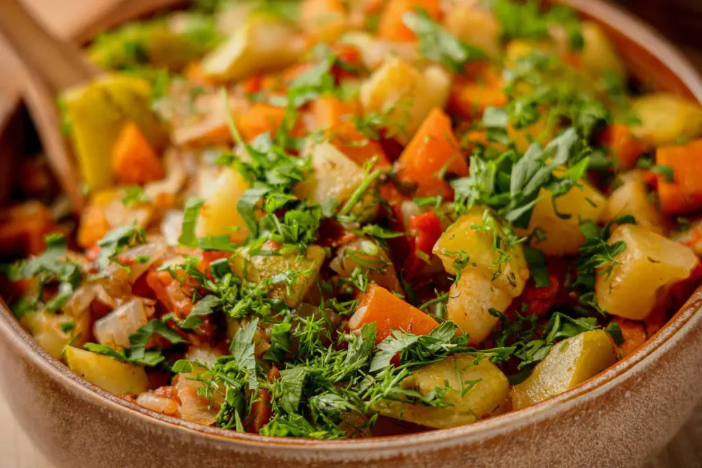 Hodím do hrnce pár kousků zeleniny a ve zlomku vteřiny je večeře hotová. Zahřívá a zasytí, ideální pro zimní období.