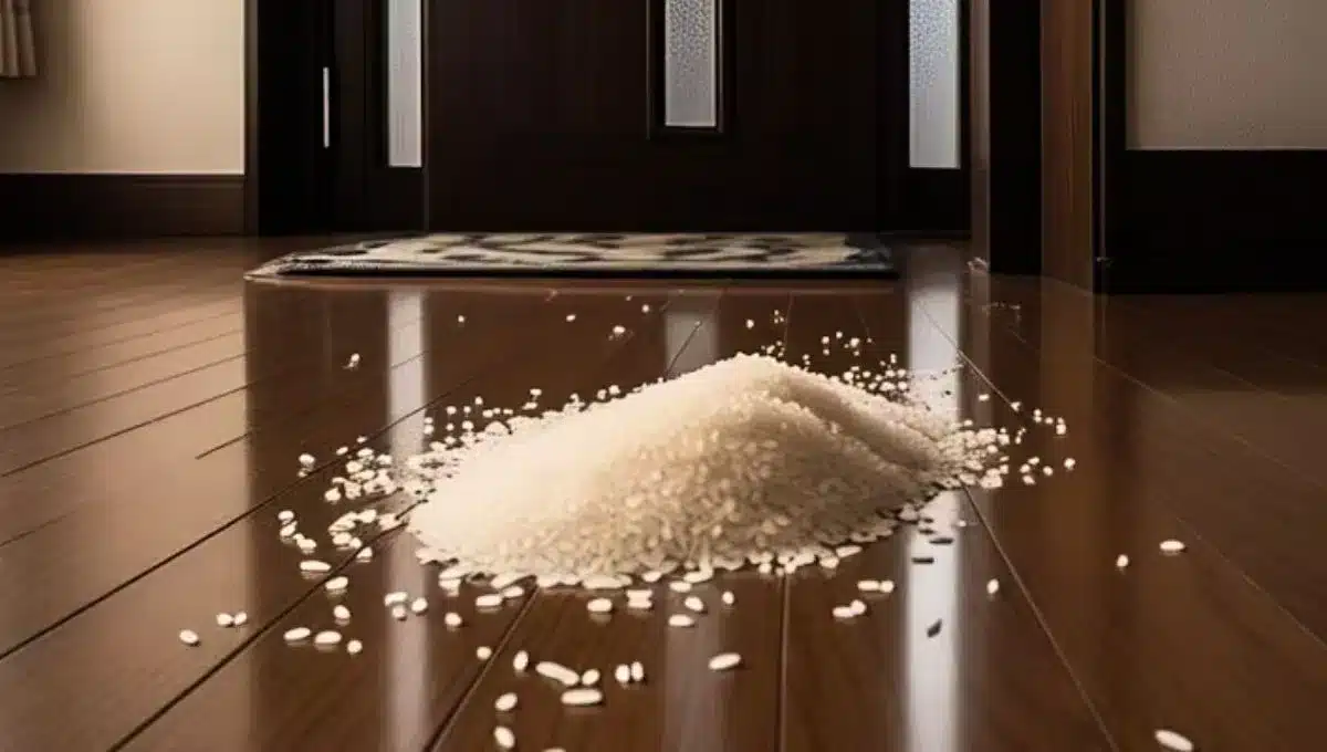 Položte hrst rýže u vchodových dveří: proč se to doporučuje