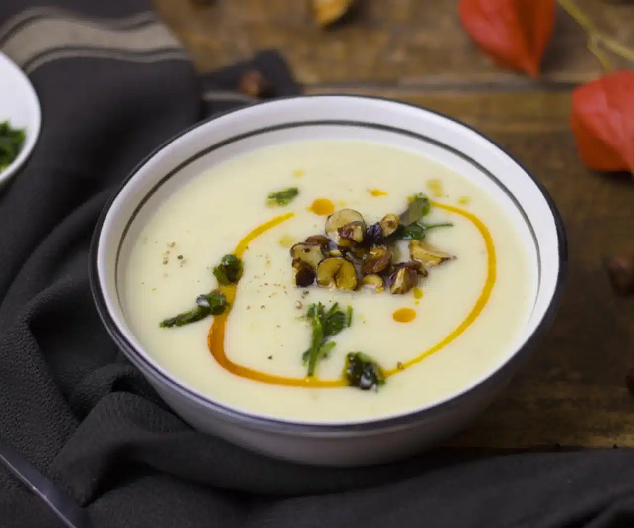 Krém, který zaujme hned na první lžíci. Teplý a plný aroma.