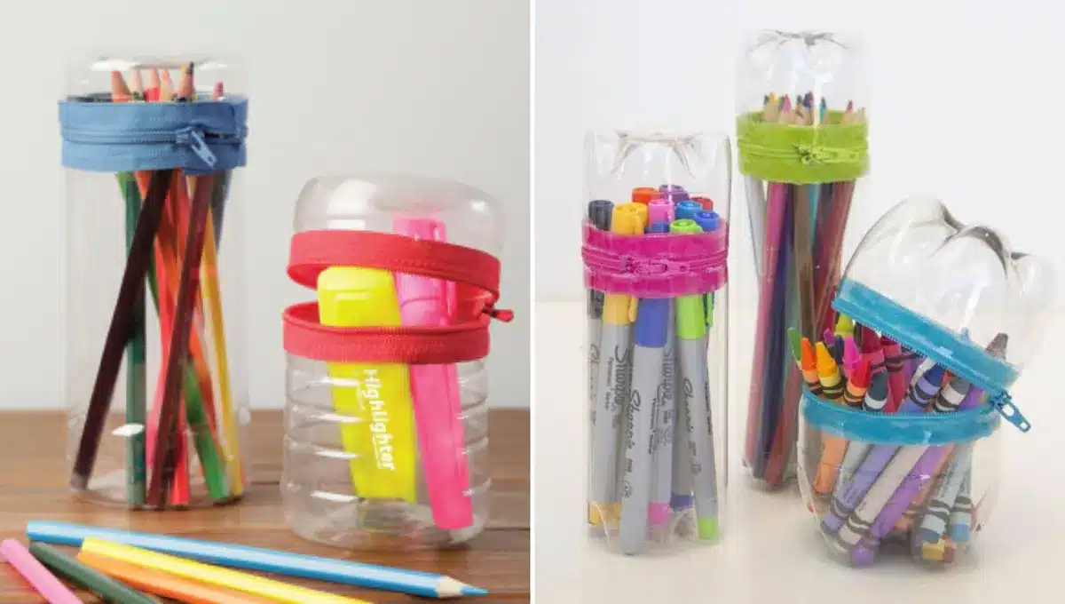 Pokud máte plastové láhve a zipy, máte poklad pro školu: proč a k čemu.